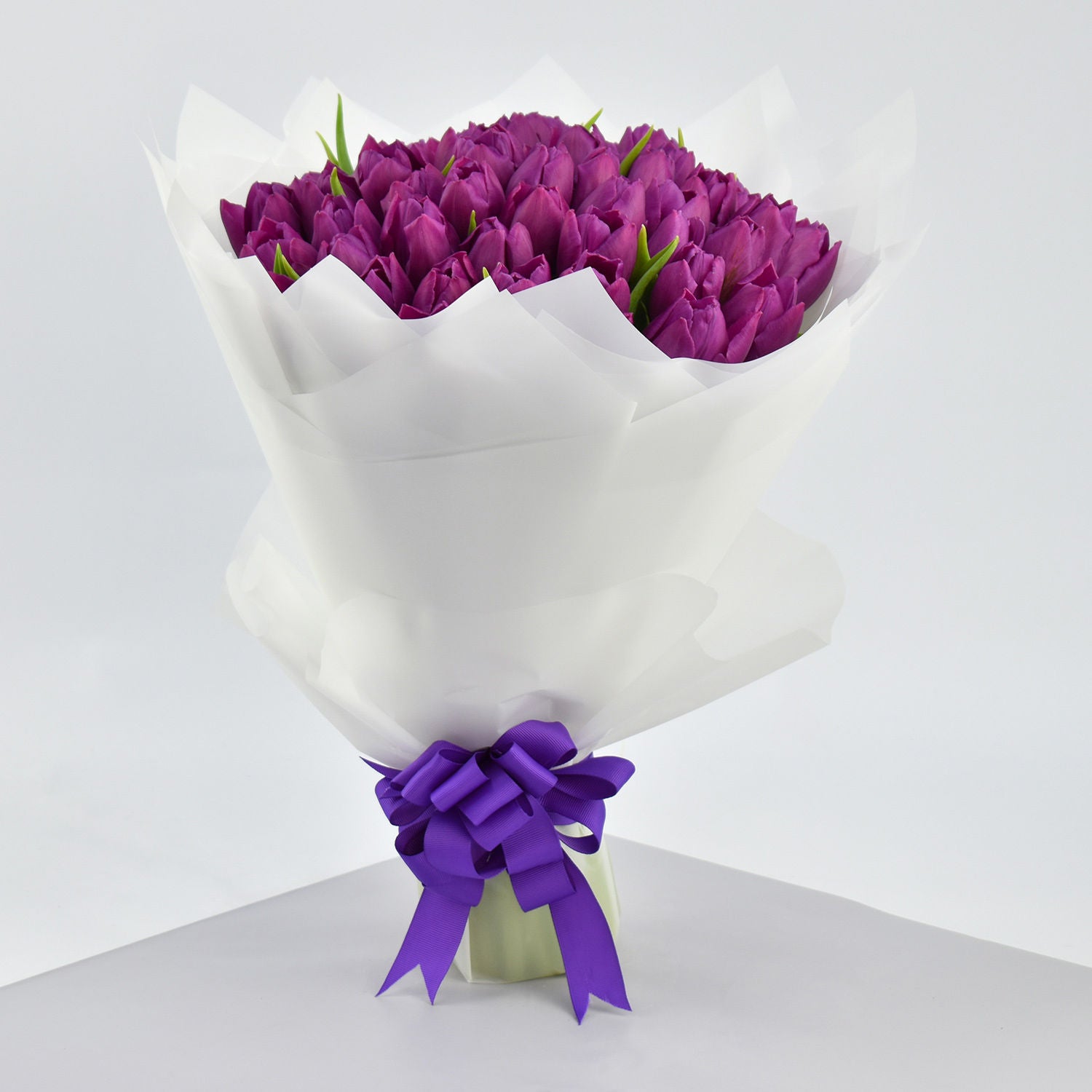 Purple Tulip Grand Bouquet