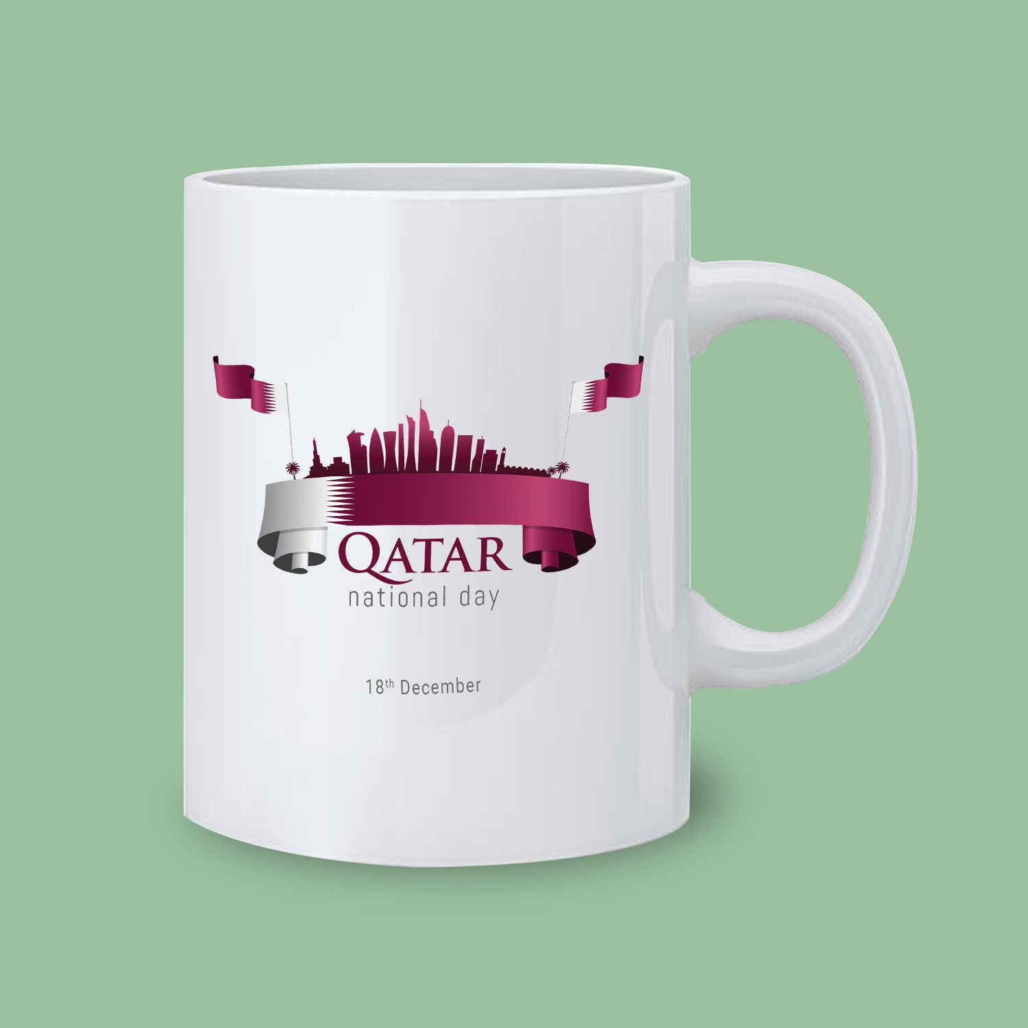 Qatar National Day Mug