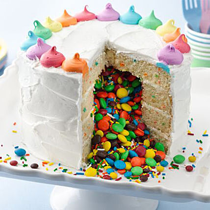 Rainbow Surprise Cake