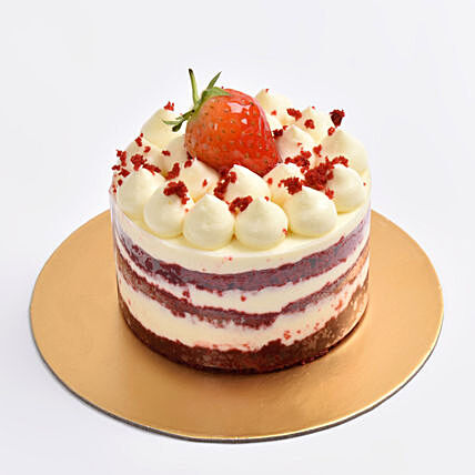 Ruby Romance Red Velvet Monocake