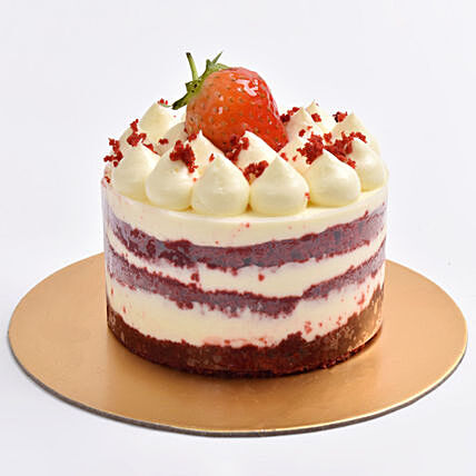 Ruby Romance Red Velvet Monocake