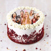 Red velvet Photo Cake For Birthday