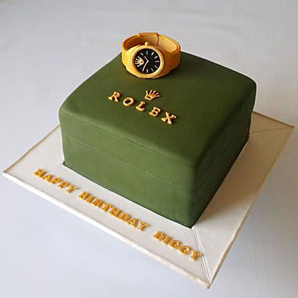 Rolex 3D Designer Theme Cake