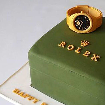 Rolex 3D Designer Theme Cake