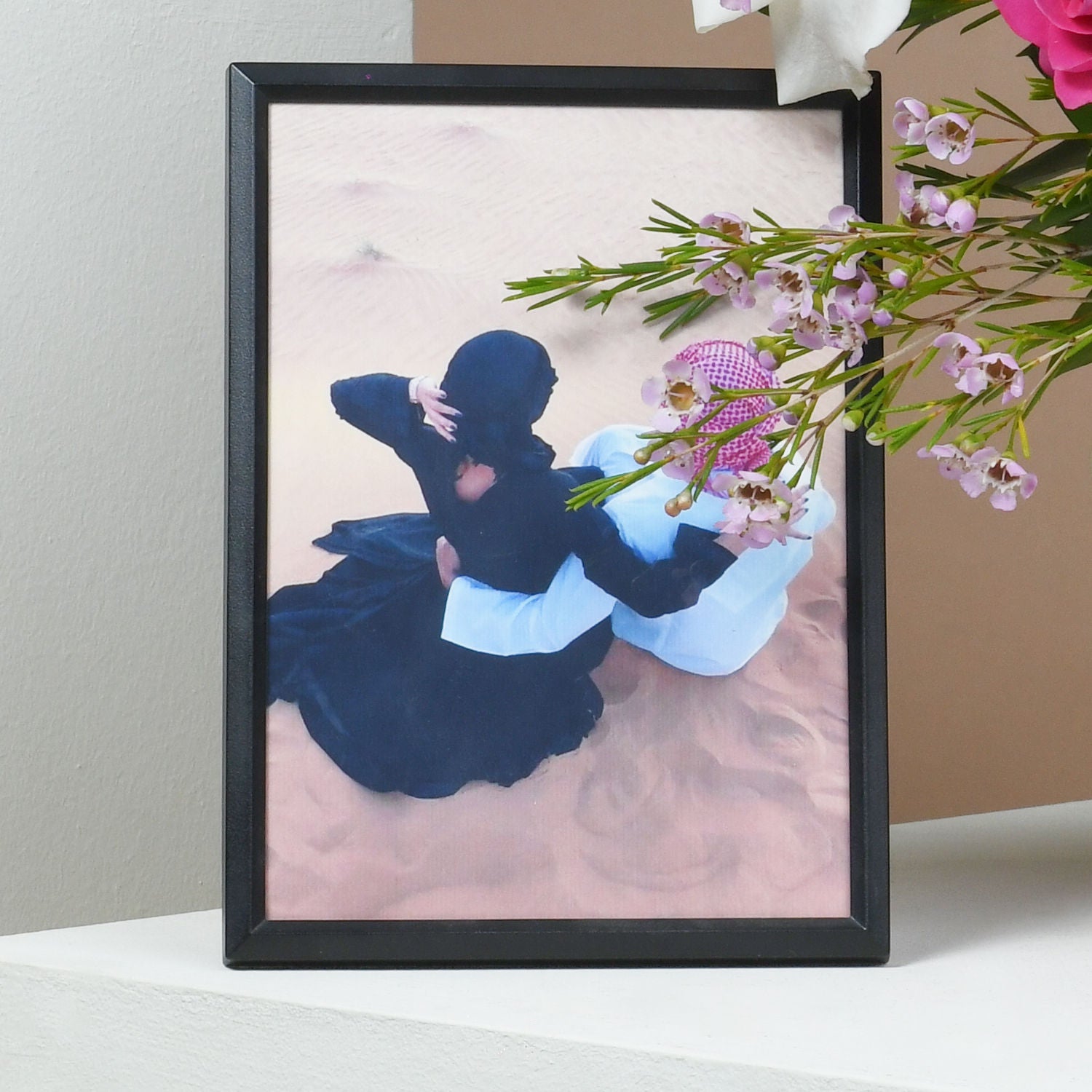 Romantic Gesture Arrangement N Photo Frame