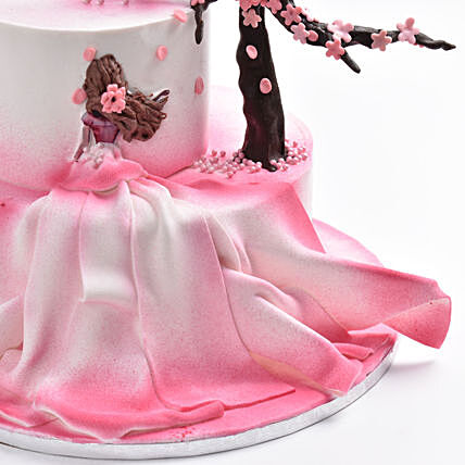 Princess Sparkle Chocolate Cake