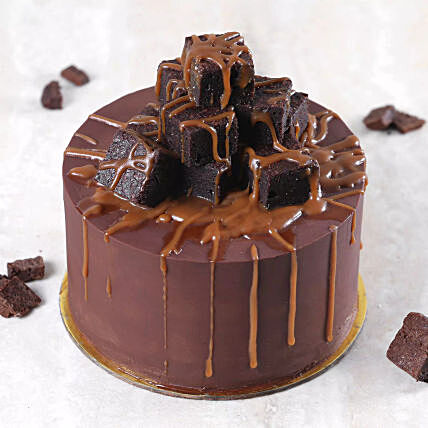 Special Brownie Caramel Cake