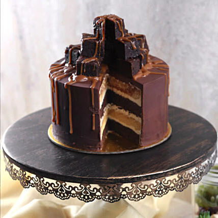 Special Brownie Caramel Cake
