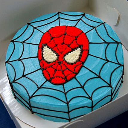 Spider Man Delicious Cake