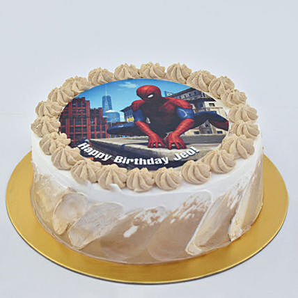 Spidey Surprise Delight Cake