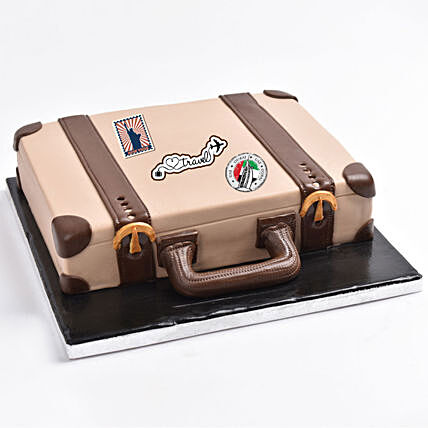 Choco Voyage Suitcase Cake