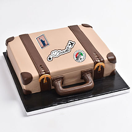 Choco Voyage Suitcase Cake