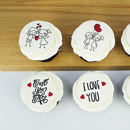 Sweetness of Love Cup Cakes