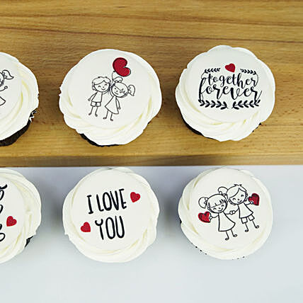 Sweetness of Love Cup Cakes