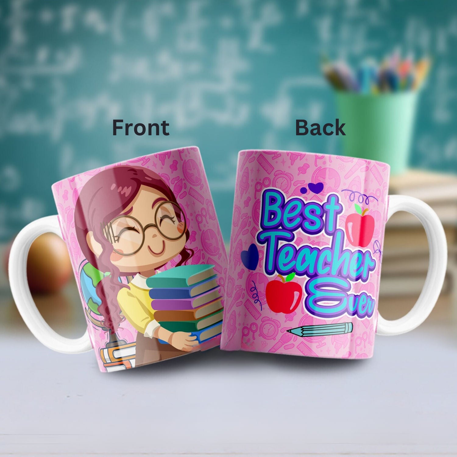 Thank You Teacher Pre Printed Mug