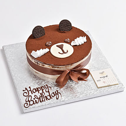 Teddy Love Tiramisu Cake