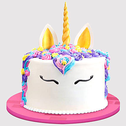 Unicorn Theme Cake Chocolate Flavour