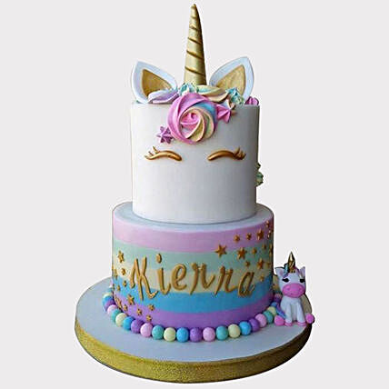 Unicorn Themed Cake Chocolate Flavour