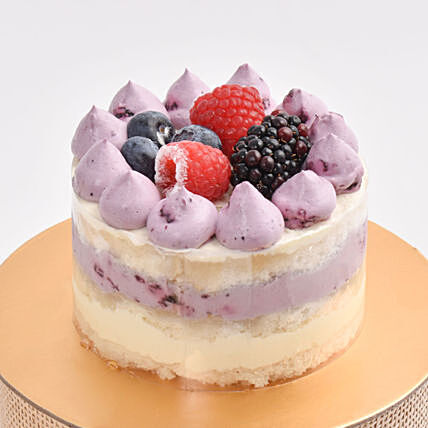 Vanilla Blueberry Mono Cake