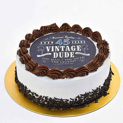 Dapper Dude Vintage Cake