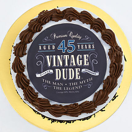 Dapper Dude Vintage Cake