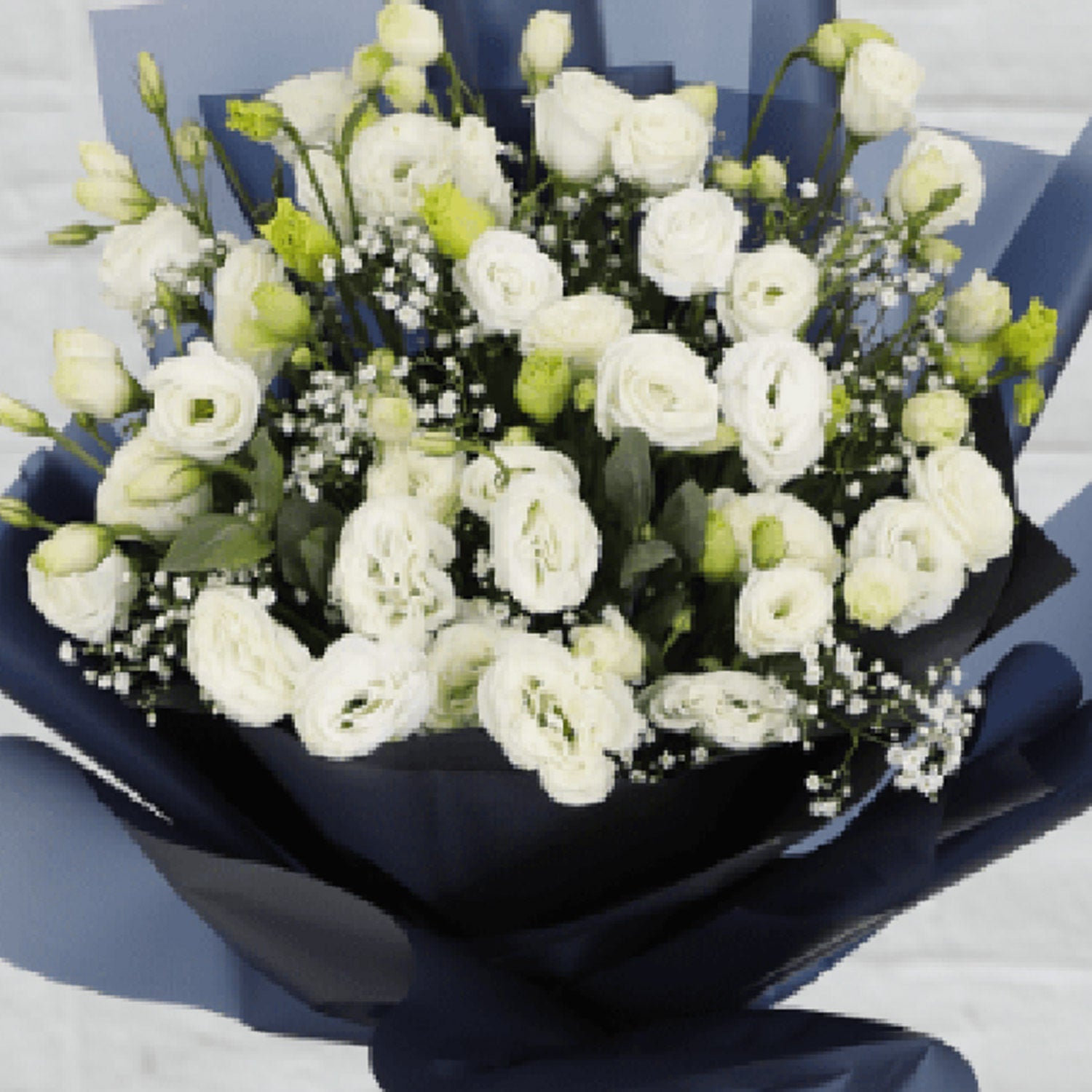 White Lisianthus Bouquet