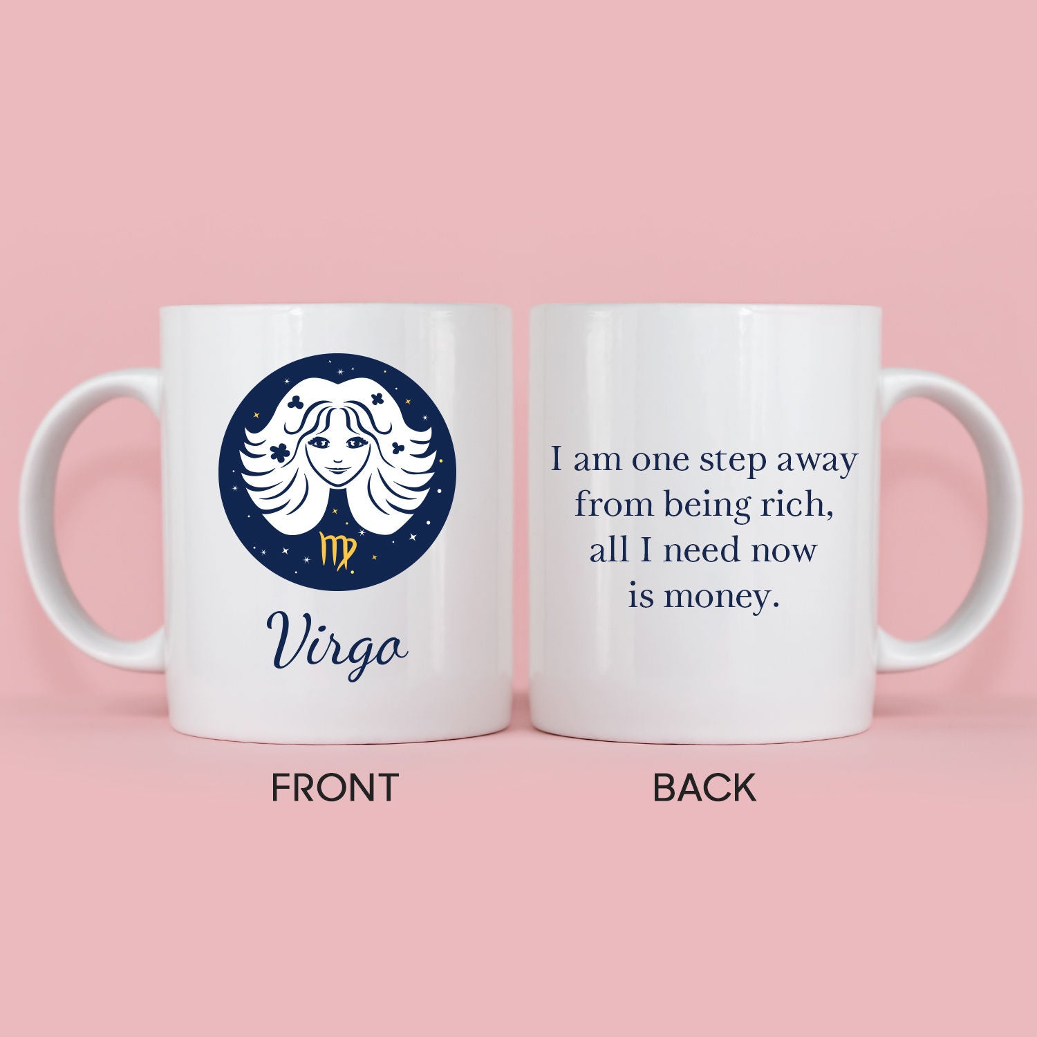 White Mug For Virgo