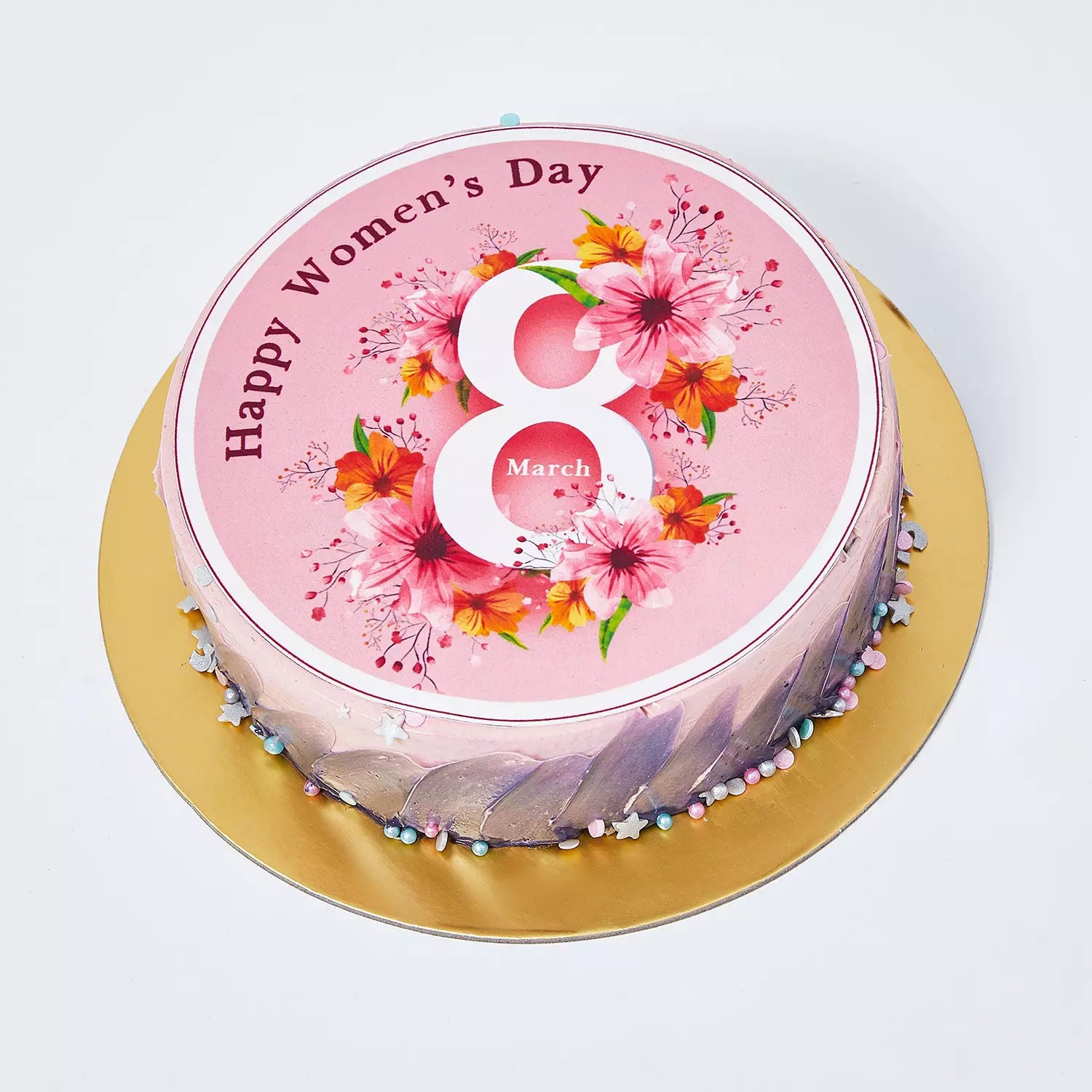 Womens Day Special Truffle Cake : FlowersCakesOnline.com