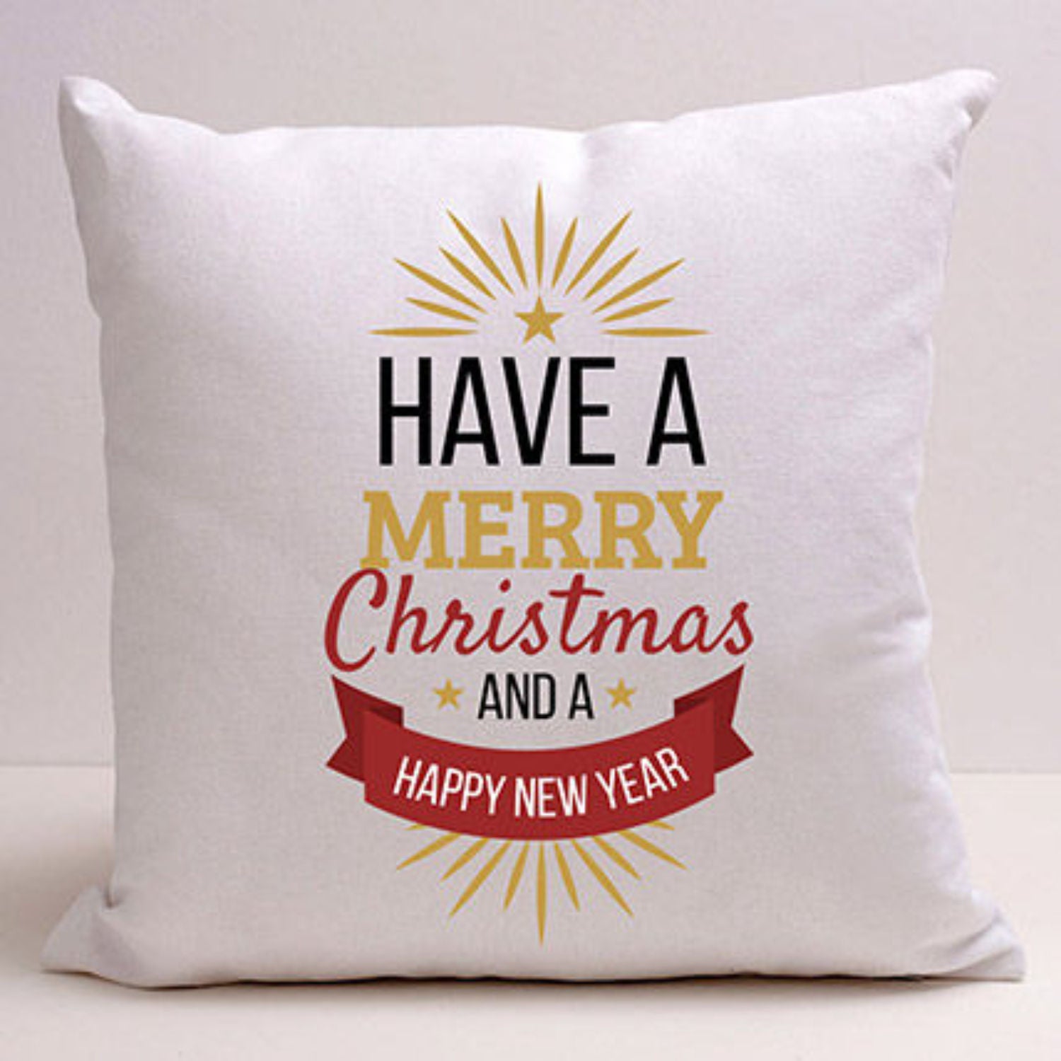 Xmas And New Year Greetings Cushion