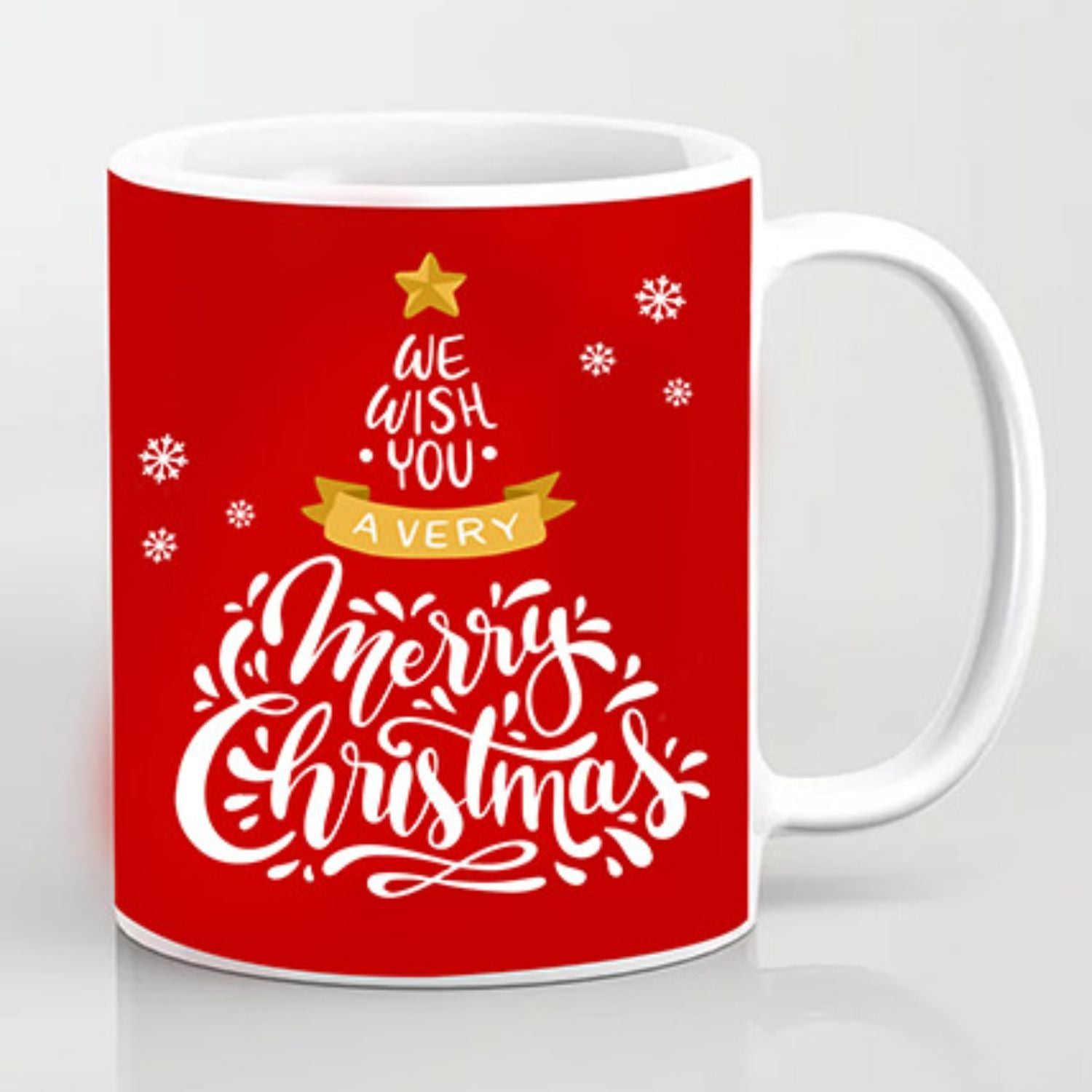 Xmas Greetings Red Mug