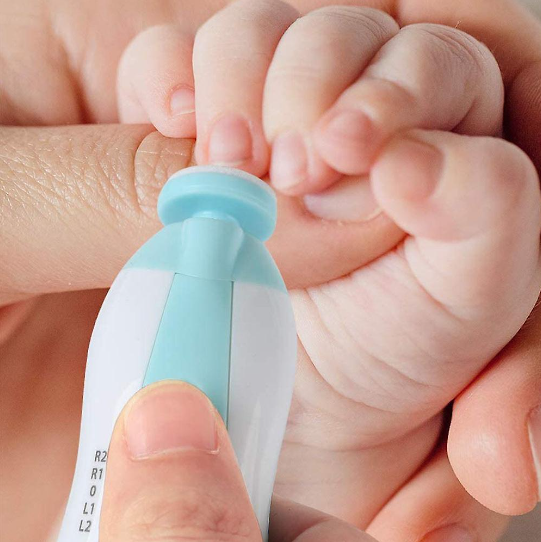 Lima eléctrica Azul ¡Mantén las uñas de tu bebé seguras y pulidas con  nuestra lima eléctrica! – 