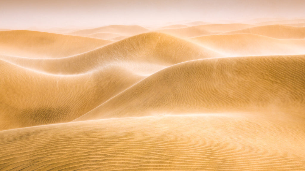 Sandstorm at Mesquite Flat Sand Dunes