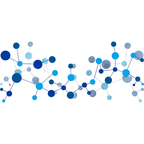 molécules bleues