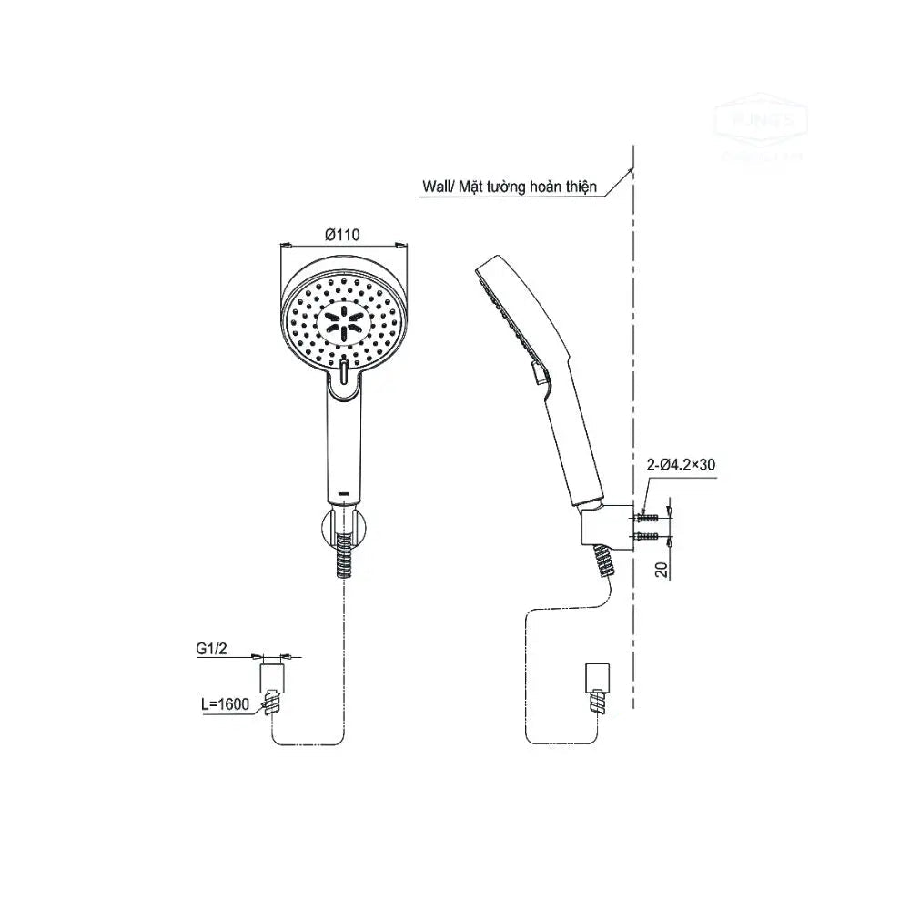 Bát sen cầm tay TBW07009A | Thiết Bị Vệ Sinh TOTO