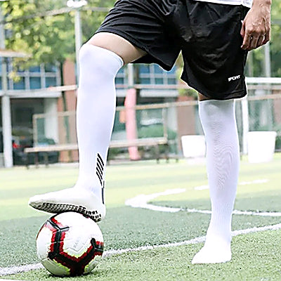 Chausette antidérapante foot a coton respirant avec compression stratégique