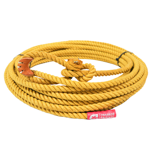 60 ft Poly Nylon 11mm Yellow Lead Plomo Soga Rope