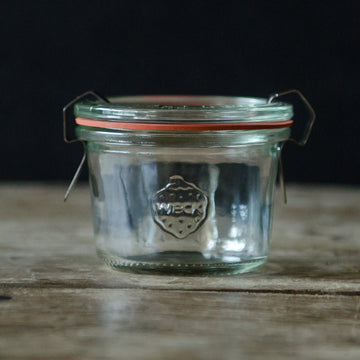 Weck Small Glass Tulip Jar With Clamp Lid