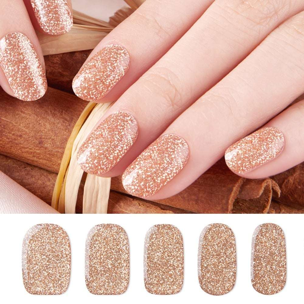 Nail Art How To: Sparkling Gold and Black