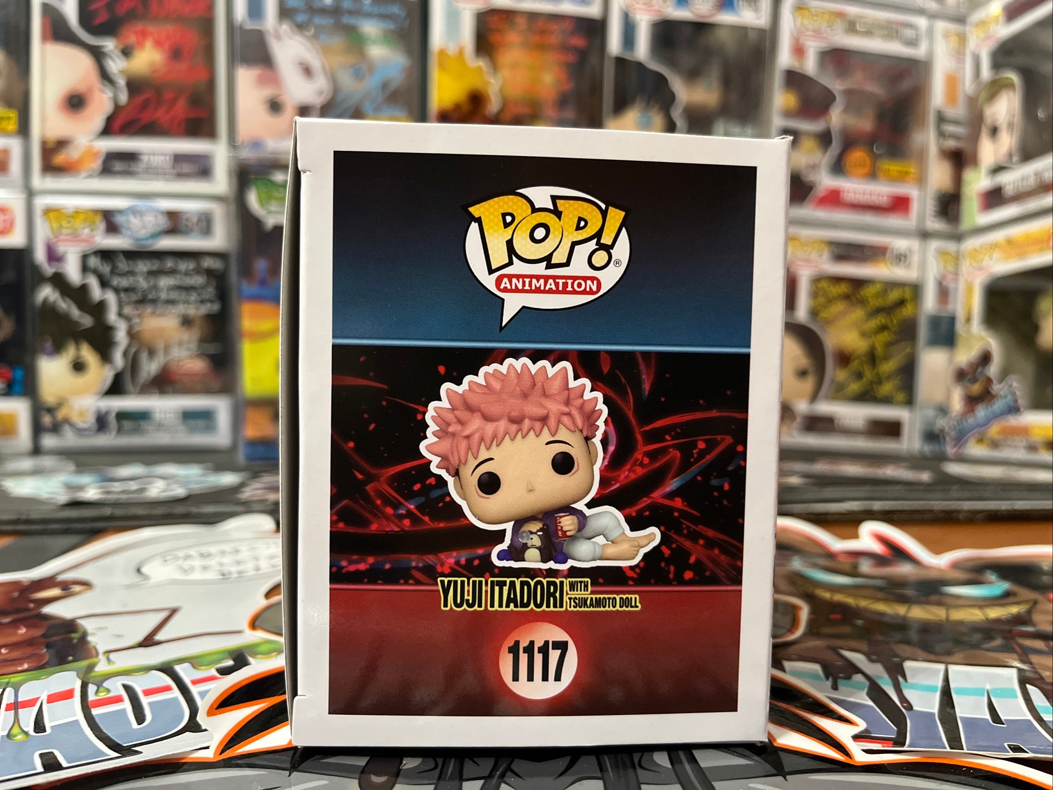 Funko Pop! Yuji Jujutsu Kaisen Itadori With Tsukamoto Doll Vinyl Figure