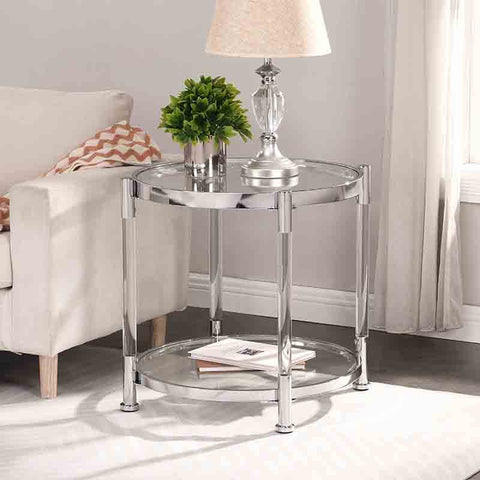 Acrylic Glass End Table