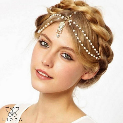 Head Chain BOHO Vintage Hair Jewelry