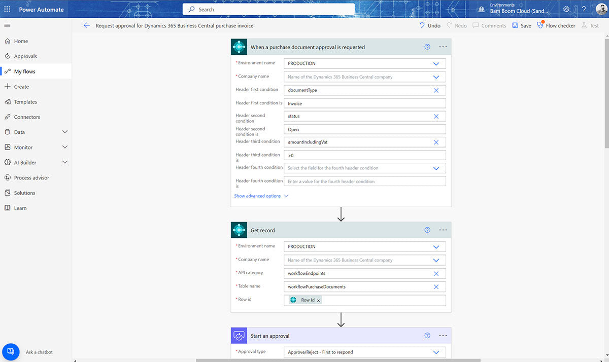 Business Central integration into Outlook