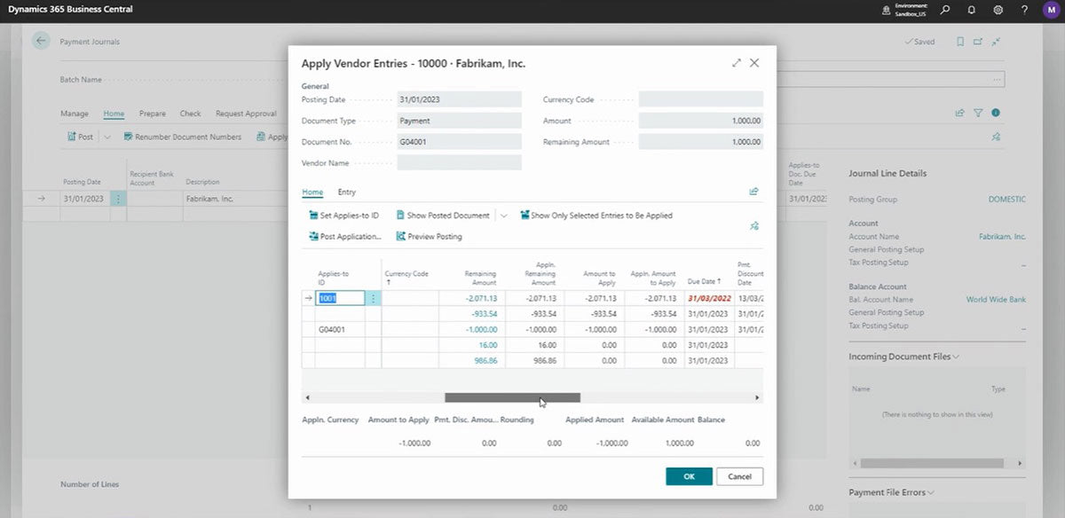 Invoice payment 3