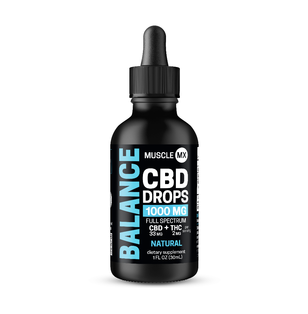 Full Spectrum Drops 1000mg CBD - Natural