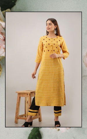 A-line Cotton Ladies Ethnic Printed Flared Kurta With Pant & Dupatta,  Stitched at Rs 1549 in Jaipur