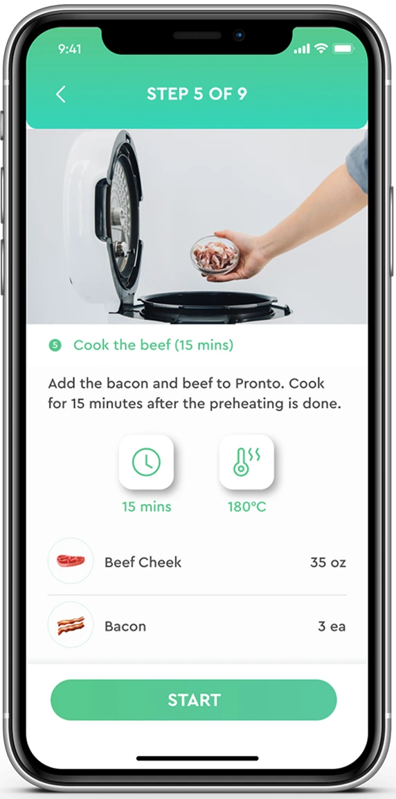 CookingPal Pronto Pressure Cooker Works with Alto Smart Air Fryer Lid -  Tuvie Design