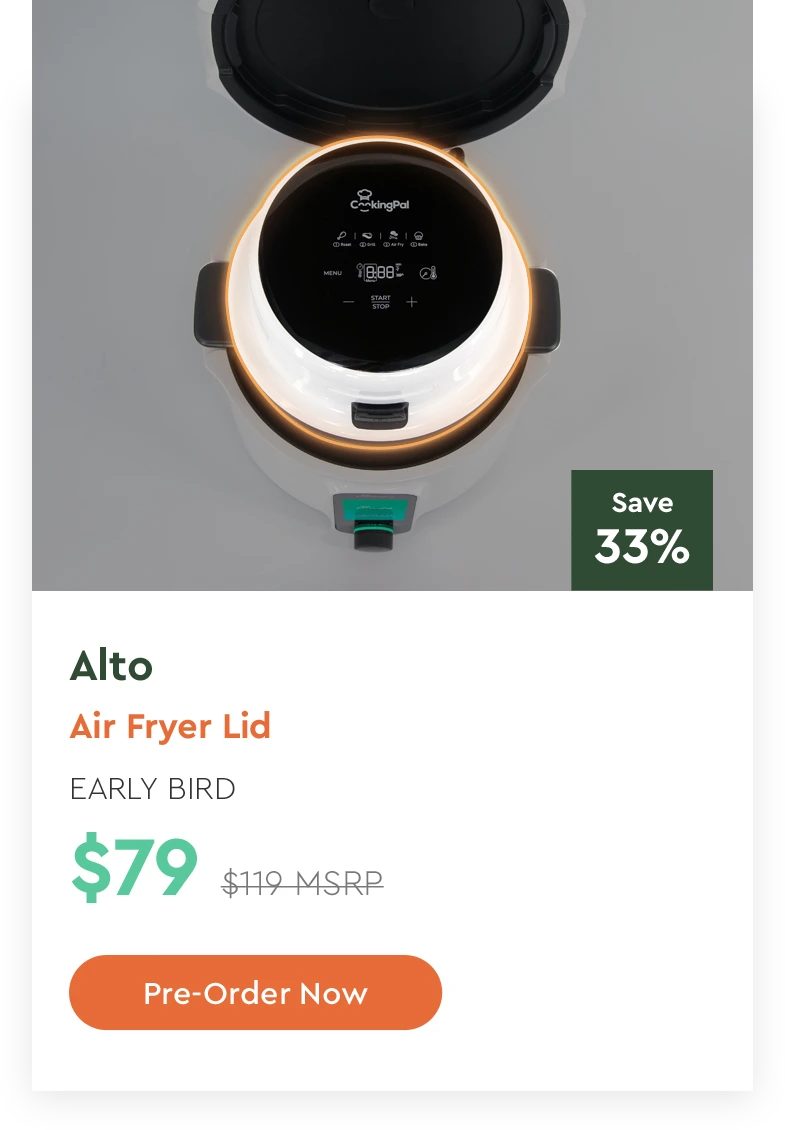 New Pressure Cooker & Air Fryer Lid Combo Reaches Funding Goal on  Kickstarter: Meet Pronto & Alto