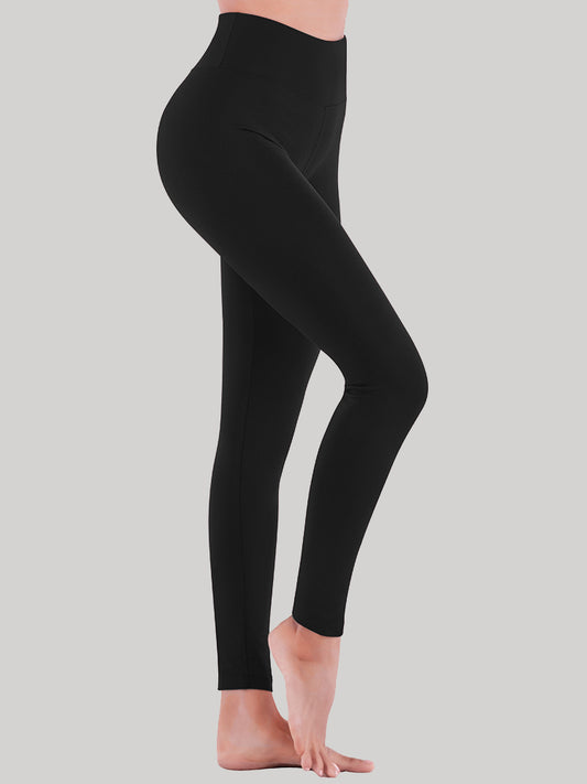 IUGA Yoga Pants with Pockets, Tummy Control, Workout Running Leggings with  Pockets for Women, Black I840, S