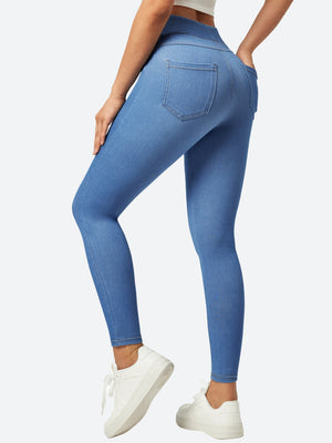 IUGA FlexDenim® High Waist Stretchy Knit Jeggings for Women - IUGA