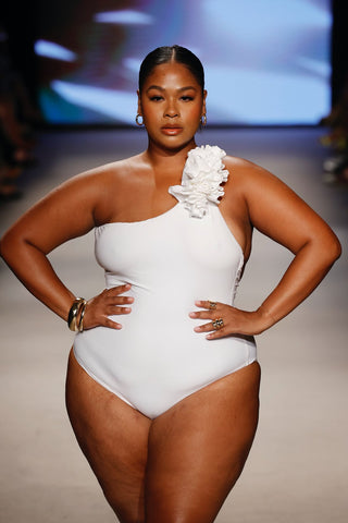 White one-piece 202: Miami Swim Week